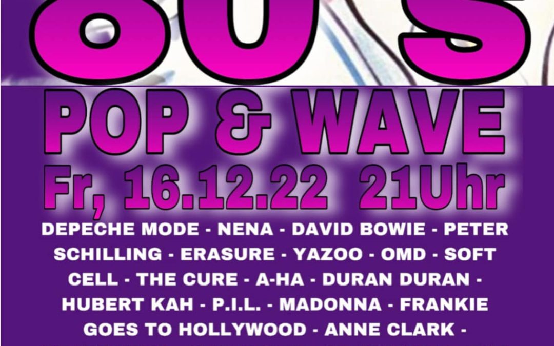 80’s Pop and Wave